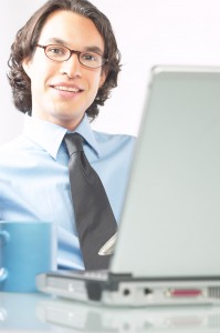 Happy employee